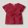 Blusa fluida con detalles calados