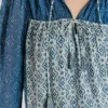 Blusa fluida con estampado floral