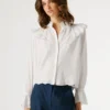 Blusa fluida con volantes Blusa fluida con volantes