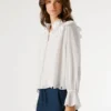 Blusa fluida con volantes Blusa fluida con volantes