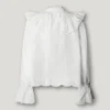 Blusa fluida con volantes Blusa fluida con volantes