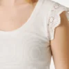 Blusa sin mangas de punto elástico Blusa sin mangas de punto elástico