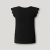 Blusa sin mangas de punto elástico Blusa sin mangas de punto elástico