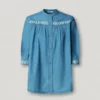 Blusa vaquera de corte recto
