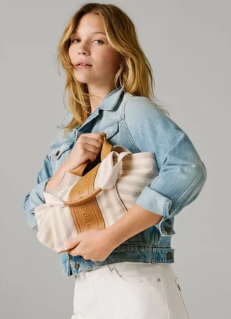 Bolso a rayas