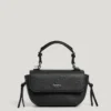 Bolso bandolera con solapa efecto piel