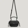 Bolso bandolera con solapa efecto piel
