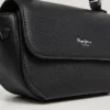 Bolso bandolera con solapa efecto piel