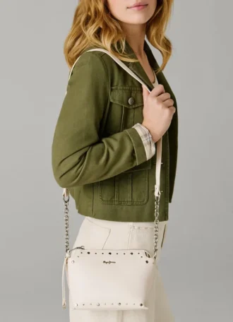 Bolso bandolera efecto piel