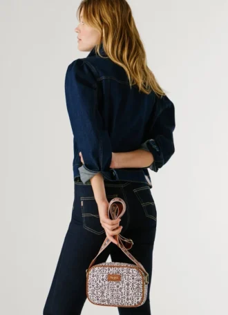 Bolso con estampado de cachemira