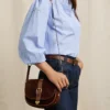 Bolso de ante con solapa Bolso de ante con solapa