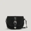Bolso de ante con solapa Bolso de ante con solapa