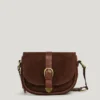 Bolso de ante con solapa Bolso de ante con solapa