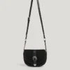 Bolso de ante con solapa Bolso de ante con solapa