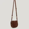 Bolso de ante con solapa Bolso de ante con solapa