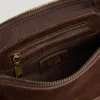 Bolso de ante con solapa Bolso de ante con solapa