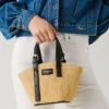 Bolso de hombro de rafia Bolso de hombro de rafia