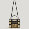 Bolso de hombro de rafia Bolso de hombro de rafia