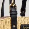 Bolso de hombro de rafia Bolso de hombro de rafia