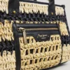 Bolso de hombro de rafia Bolso de hombro de rafia