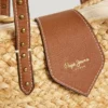 Bolso de hombro de yute Bolso de hombro de yute