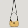 Bolso de rafia con forma de media luna Bolso de rafia con forma de media luna