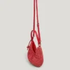 Bolso de rafia con forma de media luna Bolso de rafia con forma de media luna