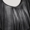 Bolso en forma de media luna con efecto piel Bolso en forma de media luna con efecto piel