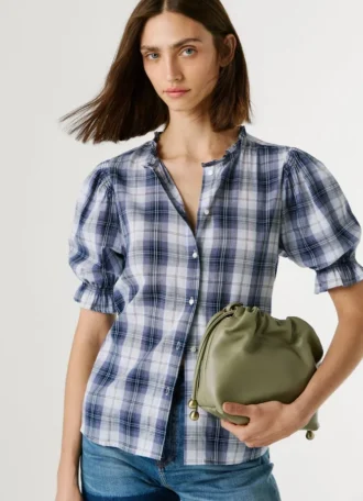 Bolso hobo con efecto piel