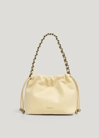 Bolso hobo con efecto piel