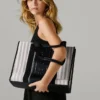 Bolso shopper a rayas Bolso shopper a rayas