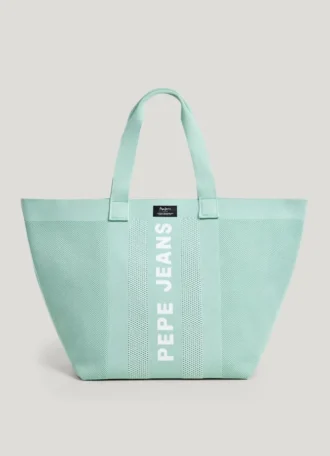 Bolso shopper con estampado del logotipo