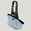 Bolso shopper con logotipo en relieve