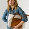 Bolso shopper de sarga Bolso shopper de sarga