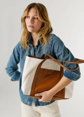 Bolso shopper de sarga