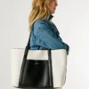 Bolso shopper de sarga Bolso shopper de sarga