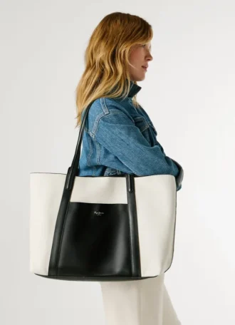 Bolso shopper de sarga