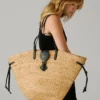 Bolso shopper de yute Bolso shopper de yute