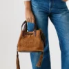 Bolso tipo cubo de ante Bolso tipo cubo de ante