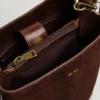 Bolso tipo cubo de ante Bolso tipo cubo de ante