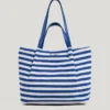 Bolso tote a rayas Bolso tote a rayas