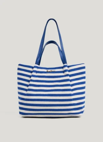 Bolso tote a rayas