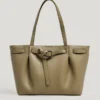 Bolso tote con efecto piel Bolso tote con efecto piel