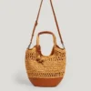 Bolso tote de rafia Bolso tote de rafia