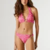 Braguita de bikini con estampado floral