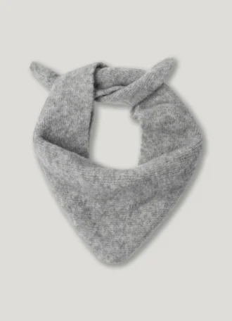 Bufanda de punto triangular
