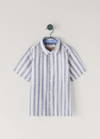 Camisa a rayas de corte holgado