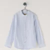 Camisa a rayas de corte holgado Camisa a rayas de corte holgado