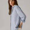 Camisa a rayas de corte holgado