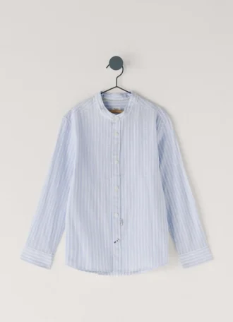 Camisa a rayas de corte holgado